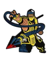 Mortal Kombat Scorpion Metal Enamel Pin - New Video Games Mortal Kombat Pin