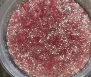 50g Bulk Iridescent Red Tinsel Glitter Nail Art Tumbler Solvent Resistant