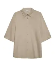 button-down shirt S,XS,L,M beige