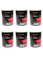 6 x Pacer 2K Factory Vibrant Bright White Paint Finish 4L