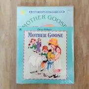 Rare Vintage 1975 Golden Mother Goose Puzzle Story Book Color Activity Book Set