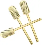 NULYLU 3pcs Nail Drill Bits Carbide Nail Drill Bits for Manicure Pedicure Professional Cuticle Tools for Home Salon Easy to Use Lightweight