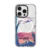 iPhone 16 Pro Clear Case MagSafe Compatible Saguaro by Papio Press