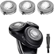 SH50 Replacement Heads Fit for Philips Norelco Series 5000 Electric Shaver, Razor Blades Phillips (S5xxx), AquaTouch PowerTouch (PT8xx, PT7xx), 3.0 Count