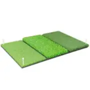 AU Three Grass Swing Practice Mat Mini Golf Non-Slip Rubber Bottom Strike Mat