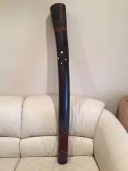 6.0 Kg - 148 cm Solid Harwood Original Aboriginal Digeridoo Hand Made