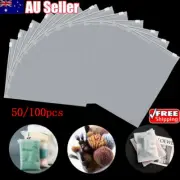 50/100Pcs Small Large Clear Plastic Bags Underware Food Clothes Seal Storage Bag