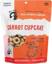Mimi & Munch 100% Natural Carrot Cupcake Dog Treats Biscuits 180 g