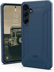 [URBAN ARMOR GEAR] Scout Case Samsung Galaxy A35 5G Case [Officially Designed for Samsung Certified, Military Standard Drop-Resistant, Screen Protector by Raised Edge] Blue (Mallard)