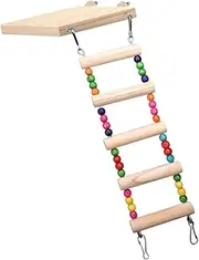 FIXOSHEE Parrot Swing Toy Bird Climbing Ladder Training Shelf Educational Toy Design