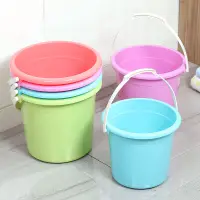 在飛比找樂天市場購物網優惠-兒童用塑料桶號收納桶裝水桶加厚彩色收納桶玩具桶洗車水桶
