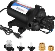 110V Industrial Water Pressure Diaphragm Pump 4.0GPM 50PSI on Demand RV Electric