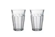 2x 4pc Duralex Picardie 360ml Highball Glass Tumbler Drinking Cup Set Clear