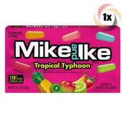 1x Pack | Mike & Ike Tropical Typhoon Assorted Chewy Flavored Candy | 4.25oz