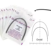 100pcs Orthdodontic Stainless Steel Dental Arch Wires Round Arcos de Ortodoncia