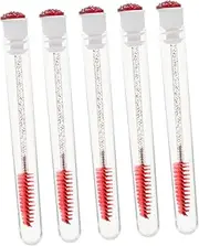 Beavorty Lash Spoolie Tube Eyelash Brush Eyebrow Brush Tube 10pcs Set for Mascara Applicator Beauty Eyelash Makeup Suitable for Ladies