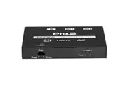 Pro2 2.0 HDMI 2-Way Splitter HDR 1 In - 2 Out w 3D 4K for Bluray DVD Foxtel Box