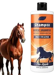 Horse Shampoo | Tail and Mane Shampoo Conditioner 500ml,Coat Cleanser, Horse Grooming Supplies, Add Shine, Detangle, Repel Dirt & Dust