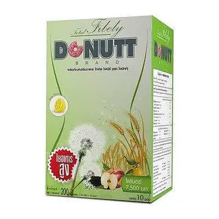 零食全球購 泰國原裝正品 甜甜圈donutt火惡魔果蔬素 DONUTT多麗纖維飲
