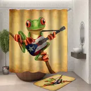 Lone Star Texas Frog Shower Curtain