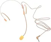 LIFKOME Loudspeaker Headphones Headset Earphones Microphones Double Omnidirectional Transmitter Mic Condenser Condenser Mic Plastic Beige