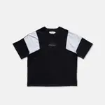 TEXT MIXED PATCH T-SHIRT_BLACK 標語拼接 T 恤_黑色