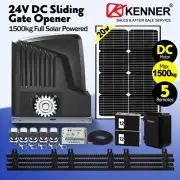 KENNER SOLAR POWER POWERED AUTOMATIC SLIDING GATE OPENER 1500KG with 5 REMOTES