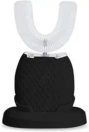 Automatic U-Shaped Electric Toothbrush 360° Brushing, Ipx7 Waterproof Ultrasonic Tooth Whitening Instrument Oral Cleaner,C