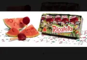 2 Pack Ricaleta Mexican Candy Sabor Sandía 25pz Cada Una