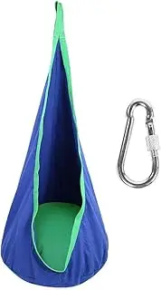 Children Kids Pod Swing Chair Furniture Swing Seat Indoor Outdoor Blue
