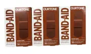 Band-Aid OUR TONE BR55 Bandages Flexible Fabric Assorted 30ct ( 3 boxes )
