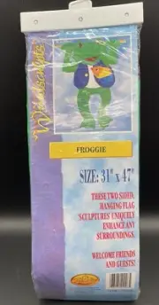 Frog Windsock 31” x 47” NEW! Fun Summer Decoration for Outdoor Living Spaces