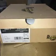 Dr. Martens 1460J Romario Boots, White, Big Kids Size: 11
