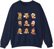 [VidiAmazing] Gingerbreads Christmas Teacher Team Gingerbread Book Reading ds002 T-Shirt
