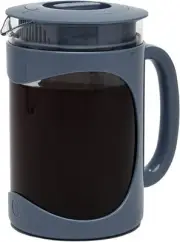 Primula Burke Deluxe Cold Brew Iced Coffee Maker, Glass Carafe, Blue