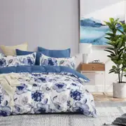 CleverPolly Print Microfibre Quilt Cover Set (3Pcs) - Kylie - Queen Size