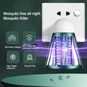 Bug Zapper Mosquito Killer Indoor Electric Fly Trap Lamp UV Mozzie LED C3Q1
