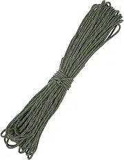 uxcell 2 mm 66FT Reflective Guyline Camping Paracord [1PCS] - Guy Lines Ultralight Thin Cord Rope 3 Strands Paracord Use for Camping Tents & Tarps & Hiking - [Dark Green]