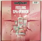 SOAP AND GLORY FEELING SPA-STRUCK HOLIDAY 6 Items GIFT SET NIB