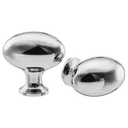 ENERYDA knob, chrome-plated, 35 mm