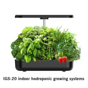 12 Pods Indoor Herb Garden Kit Hydroponics Growing System with LED Grow Light