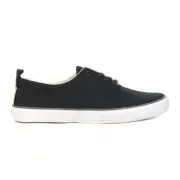 Sperry Men's SeaCycled Striper II CVO Black Canvas Sneakers