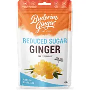 Buderim Ginger Reduced Sugar Ginger 125g