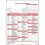 J. J. Keller Annual Vehicle Inspection Report Form 50-pk. - Snap-Out Format, ...