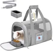Pet Carrier Airline/ Tsa Approved Small Dogs, Kitten, Carriers Small Medium Cats
