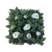 Grass Wall Panel Privacy Hedge Fence Screen Green for Porches Terrace Yards