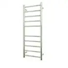 Radiant Polished 430 x 1100mm Round Heated Towel Rail (Right Wiring) RTR430RIGHT