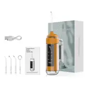 Newest Stretch Oral Irrigator Intelligent Portable Dental Water Jet Flosser Rechargeable for Teeth Cleaning IPX7 180ml Tank 4Tip