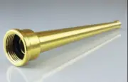 BN125 Jason 1-1/4 Inch Brass Fire Hose Nozzle NEW INVENTORY