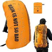 Waterproof Backpack Cover Rain Cap Travel Day Pack Compact Backpack Protective Waterproof for Outdoor Camping Traveling Cycling